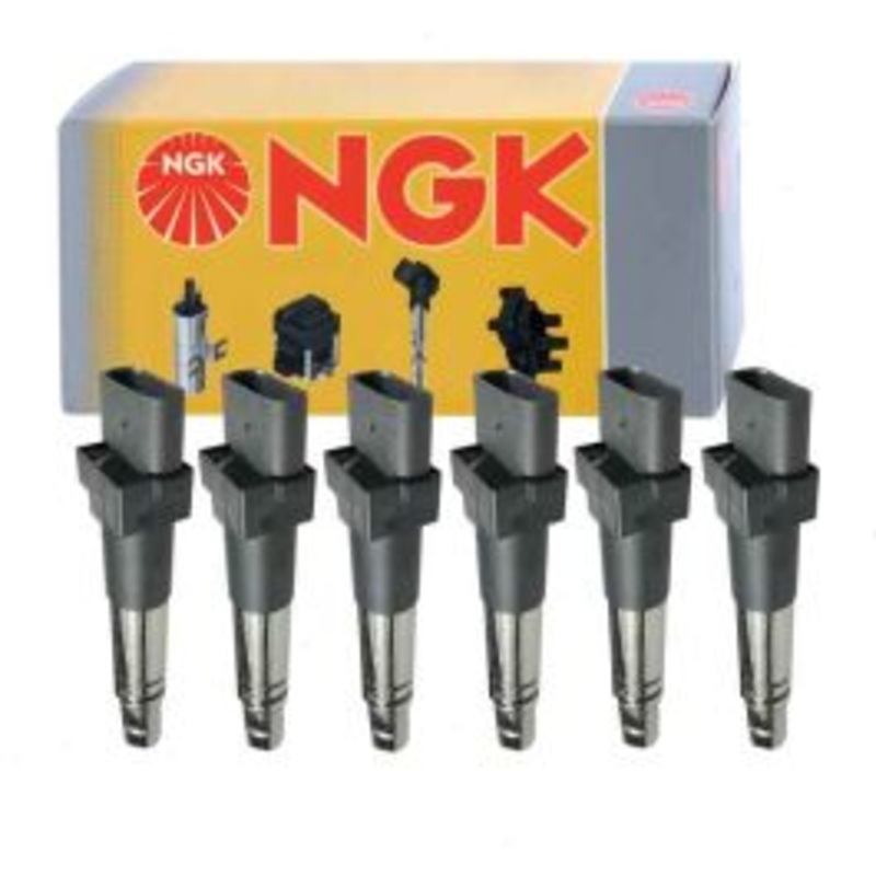 6 pc NGK Ignition Coils for 2007-2008 Volkswagen Eos 3.2L V6