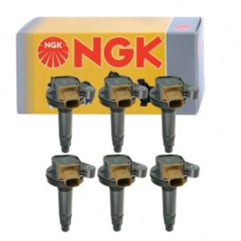 6 pc NGK Ignition Coils for 2013-2019 Ford Police Interceptor Sedan 3.5L V6