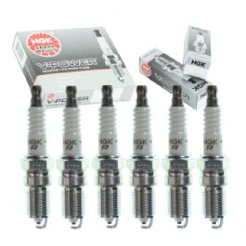 6 pc NGK V-Power Spark Plugs for 1989-1990 Pontiac Grand Prix 3.1L V6