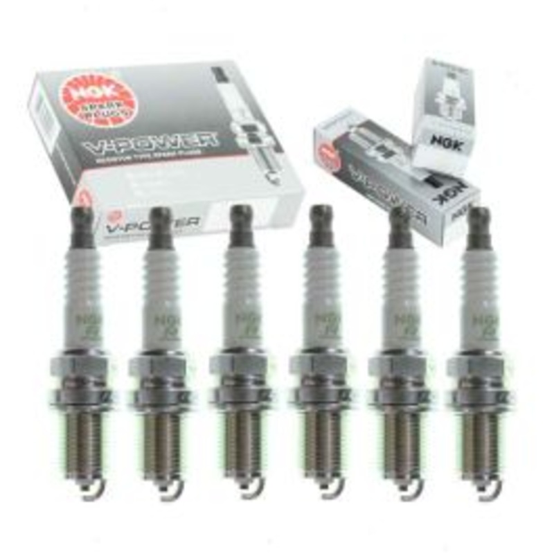 6 pc NGK V-Power Spark Plugs for 2001-2003 Mitsubishi Galant 3.0L V6