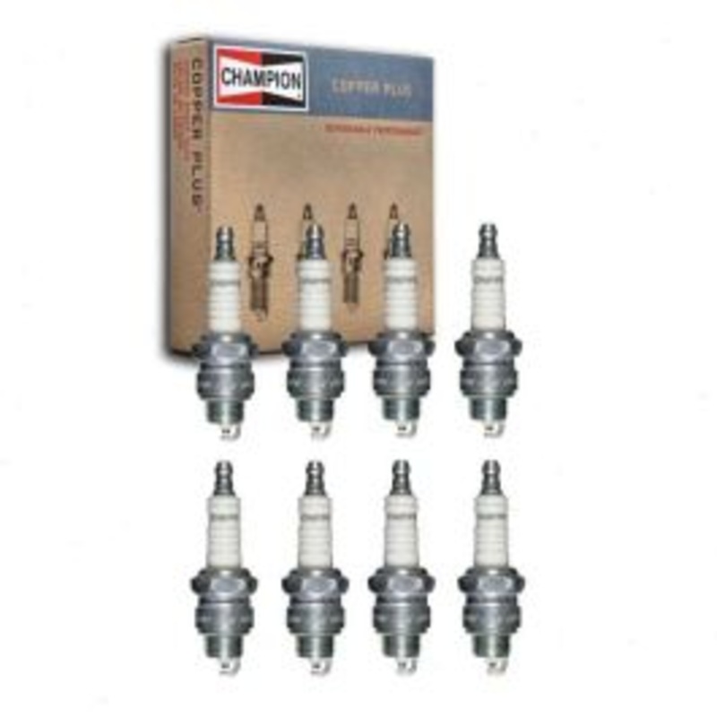 8 pc Champion Copper Plus Spark Plugs for 1967-1968 Chevrolet C20 Suburban 4.6L 5.0L 5.3L V8
