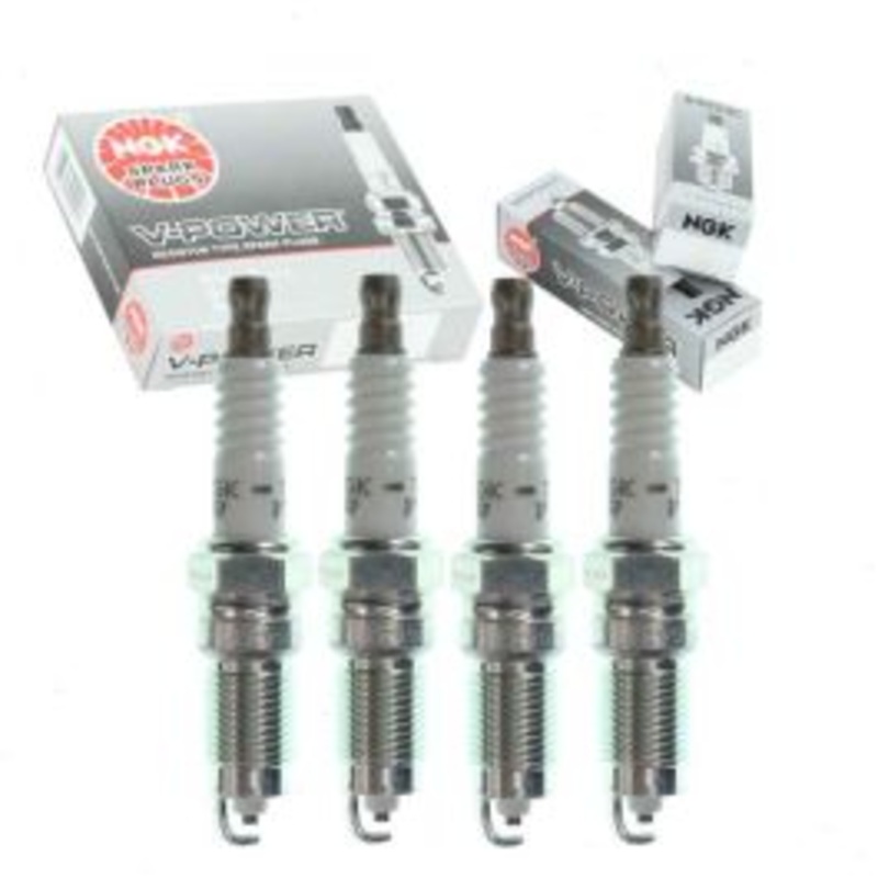 4 pc NGK V-Power Spark Plugs for 2000-2004 Ford Focus 2.0L L4