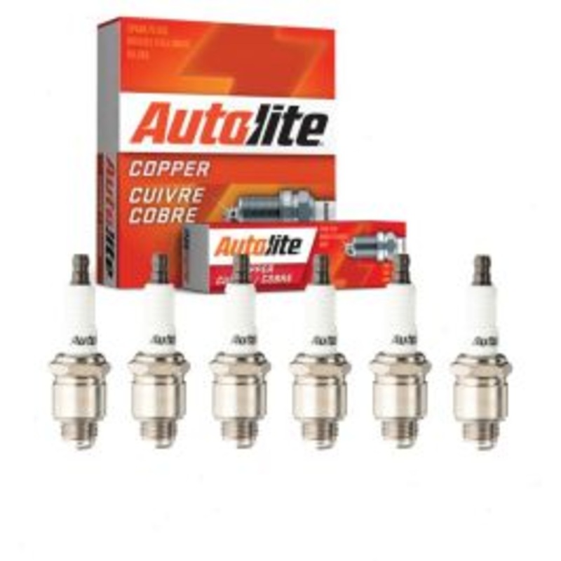 6 pc Autolite Copper Core Spark Plugs for 1936 Hudson Custom Eight 3.5L L6