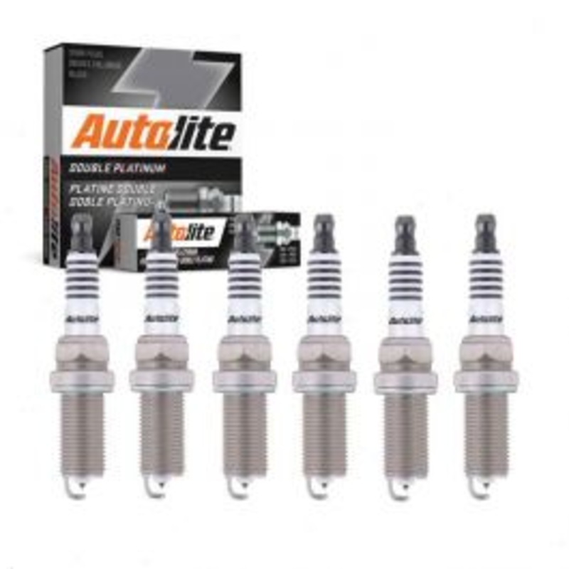 6 pc Autolite Double Platinum Spark Plug for 2010-2011 BMW Z4 3.0L L6