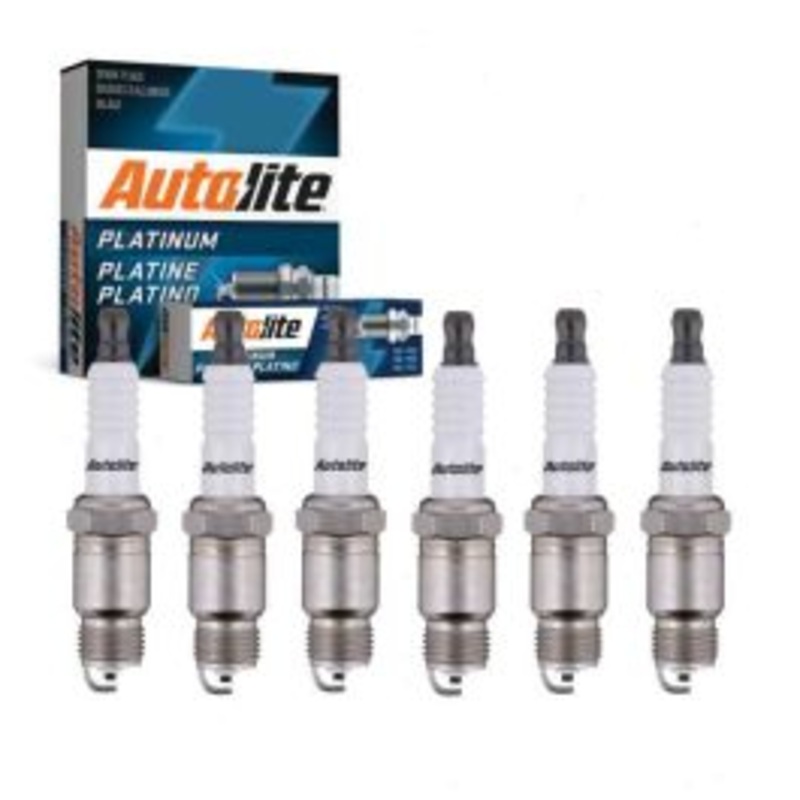 6 pc Autolite Platinum Spark Plug for 1989-1994 Chevrolet S10 Blazer 2.8L