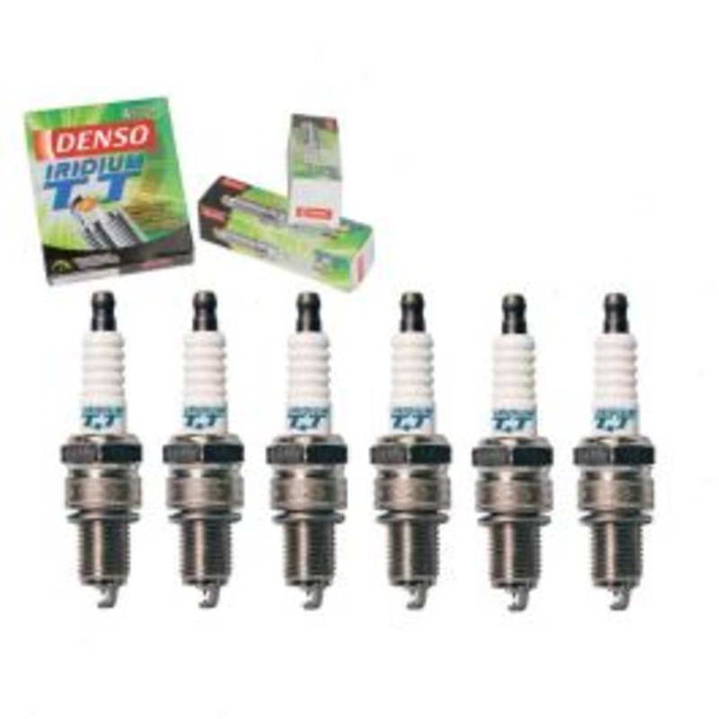 6 pc DENSO Iridium TT Spark Plugs for 1971 GMC Sprint 4.1L L6