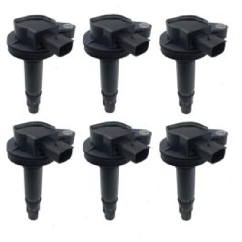 6 pc Hitachi Ignition Coils for 2010-2012 Ford Fusion 3.5L V6