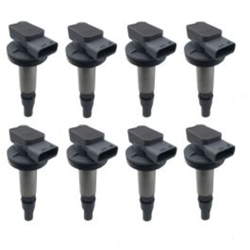 8 pc Hitachi Ignition Coils for 2004-2009 Jaguar XJR 4.2L V8