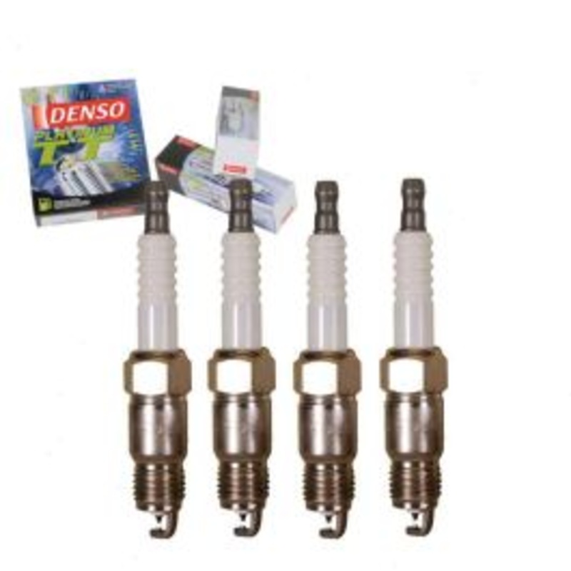 4 pc DENSO Platinum TT Spark Plugs for 1982-1986 Cadillac Cimarron 1.8L 2.0L L4