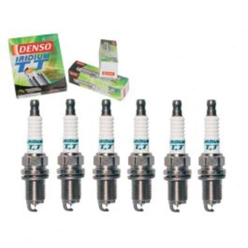 6 pc DENSO Iridium TT Spark Plugs for 1995-2006 Mitsubishi Montero 3.0L 3.8L V6