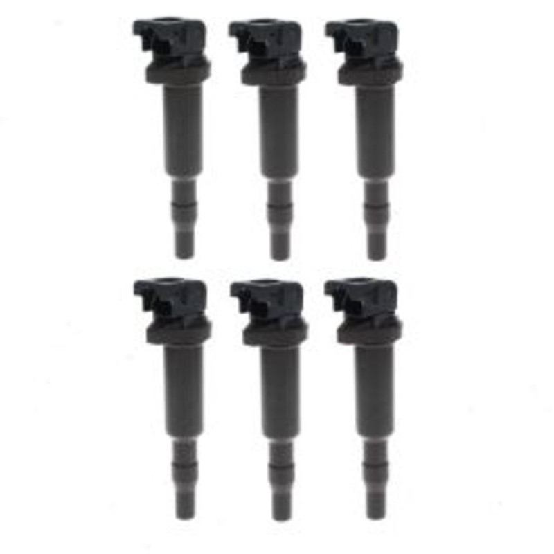 6 pc Hitachi Ignition Coils for 2002-2005 BMW 325i 2.5L L6