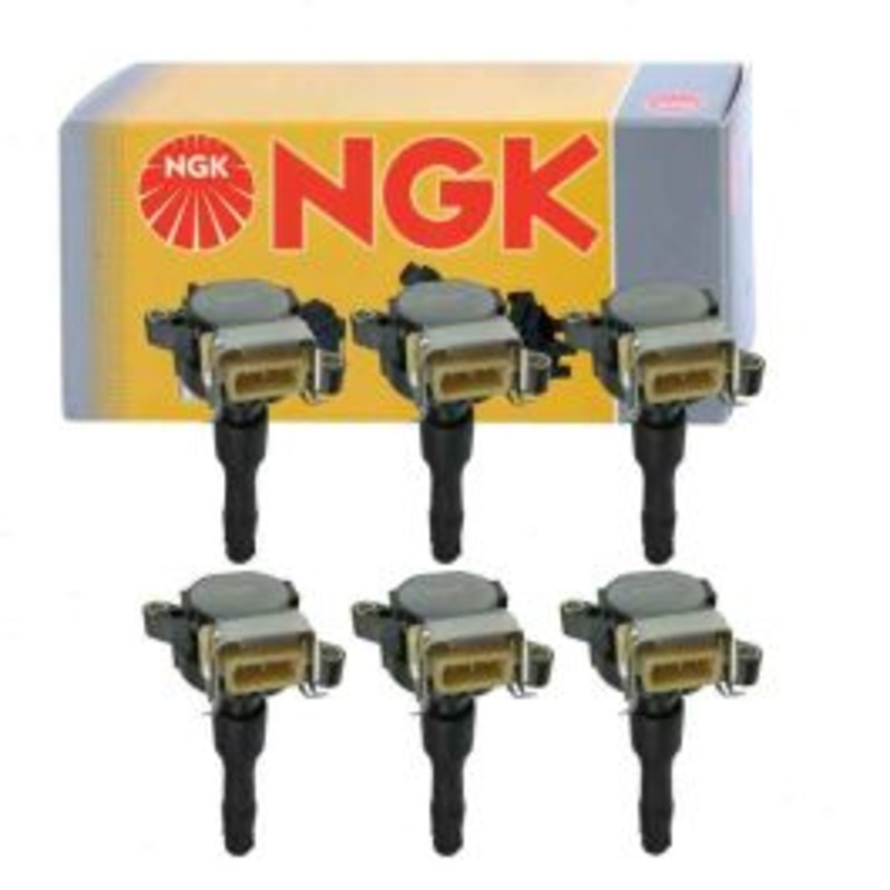 6 pc NGK Ignition Coils for 2001-2002 BMW 330i 3.0L L6
