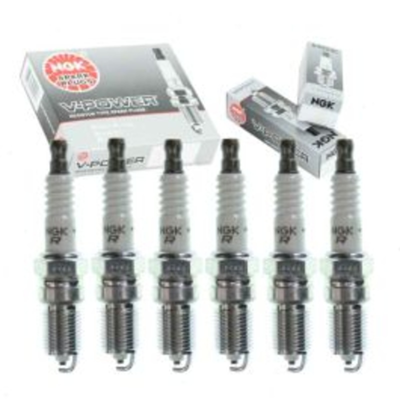 6 pc NGK V-Power Spark Plugs for 1989 Pontiac Firebird 3.8L V6