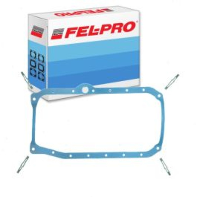 Fel-Pro Engine Oil Pan Gasket Set for 1987 GMC R2500 4.3L V6