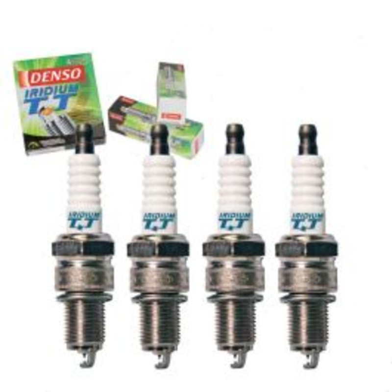 4 pc DENSO Iridium TT Spark Plugs for 1979-1985 Mazda GLC 1.4L 1.5L L4