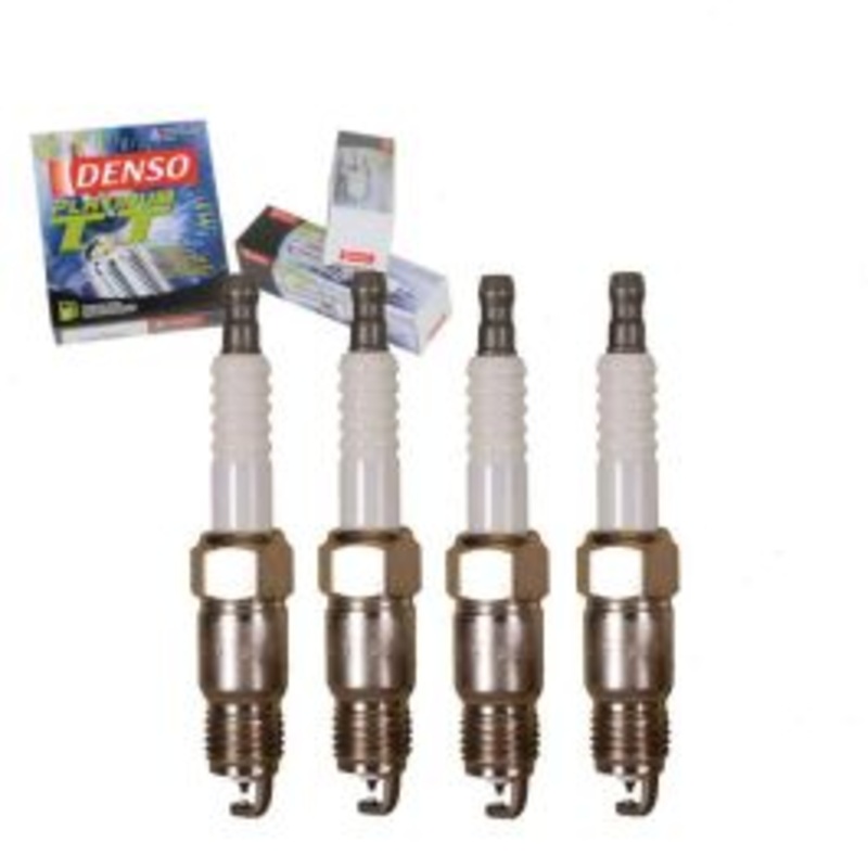 4 pc DENSO Platinum TT Spark Plugs for 1977-1984 Pontiac Phoenix 2.5L L4