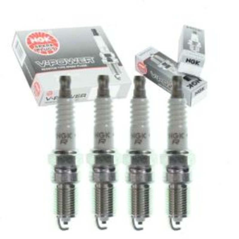 4 pc NGK V-Power Spark Plugs for 2003-2005 Mazda 6 2.3L L4