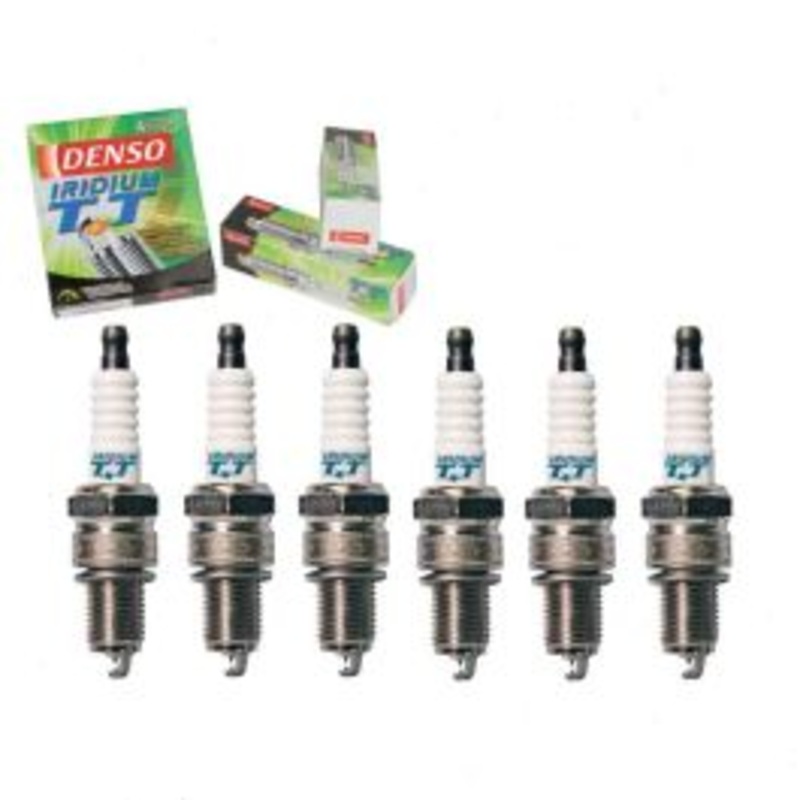 6 pc DENSO Iridium TT Spark Plugs for 1964-1970 Dodge A100 Truck 2.8L 3.2L 3.7L L6