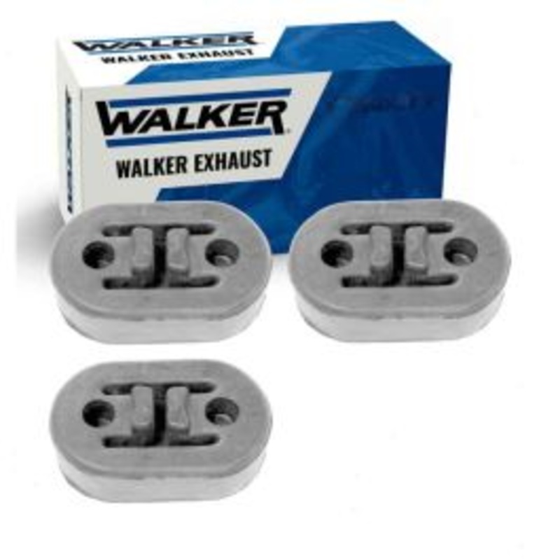 3 pc Walker Muffler Assm Exhaust System Insulators for 2005-2010 Scion tC 2.4L L4
