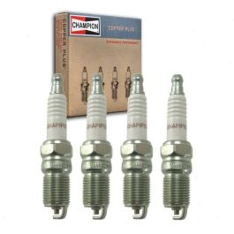 4 pc Champion Copper Plus Spark Plugs for 1981-1982 Mercury Cougar 2.3L L4