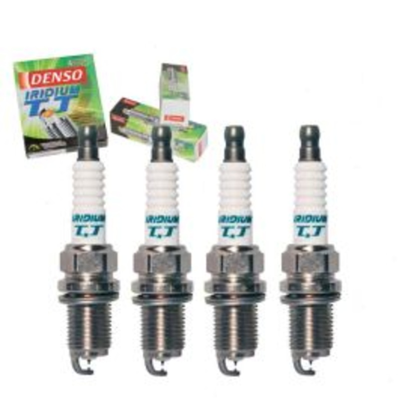4 pc DENSO Iridium TT Spark Plugs for 1993-1997 Honda Civic del Sol 1.5L 1.6L L4