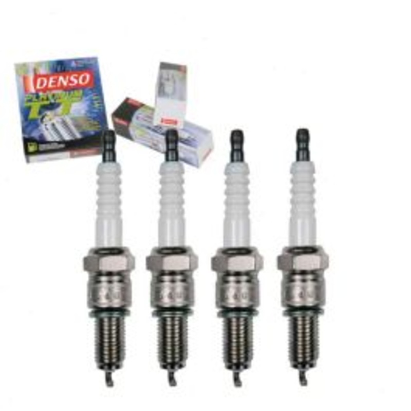 4 pc DENSO Platinum TT Spark Plugs for 1977-1978 Mazda B1800 1.8L L4
