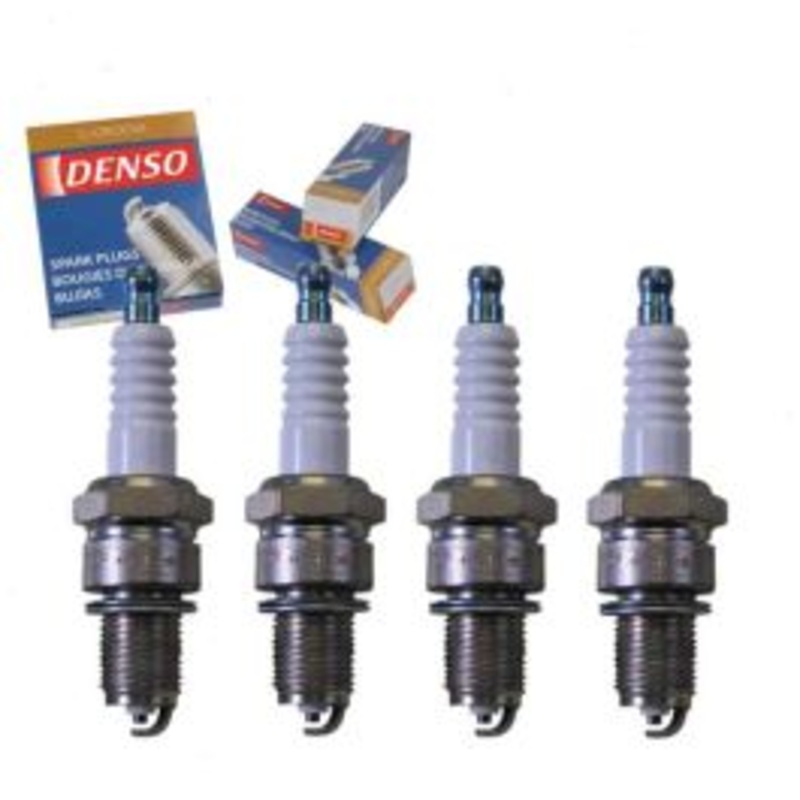 4 pc DENSO Standard U-Groove Spark Plugs for 1986-1987 Mazda 626 2.0L L4