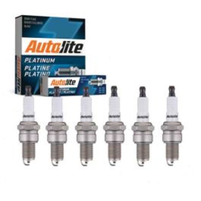 6 pc Autolite Platinum Spark Plug for 1961-1963 AC Ace 2.0L 2.6L L6