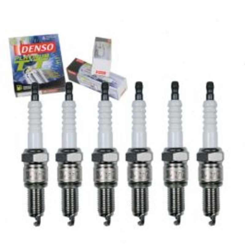6 pc DENSO Platinum TT Spark Plugs for 1963 GMC PB2500 Series 3.8L L6