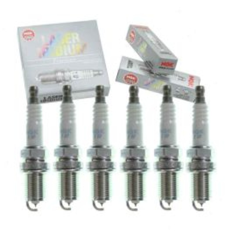 6 pc NGK Laser Iridium Spark Plugs for 2002-2009 Audi A4 Quattro 3.0L 3.2L V6