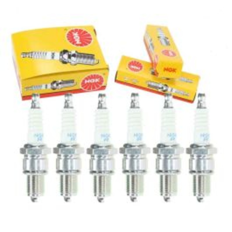 6 pc NGK Standard Spark Plugs for 1959-1967 Austin Healey 3000 2.9L L6