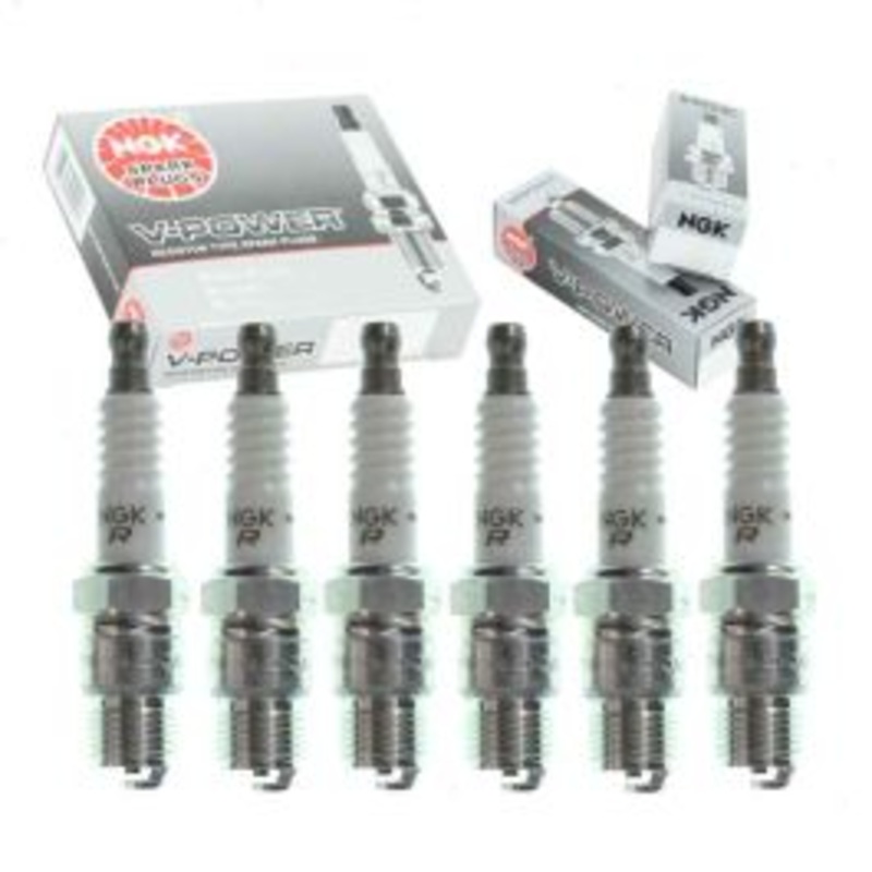 6 pc NGK V-Power Spark Plugs for 1970-1974 Chevrolet G10 Van 4.1L L6