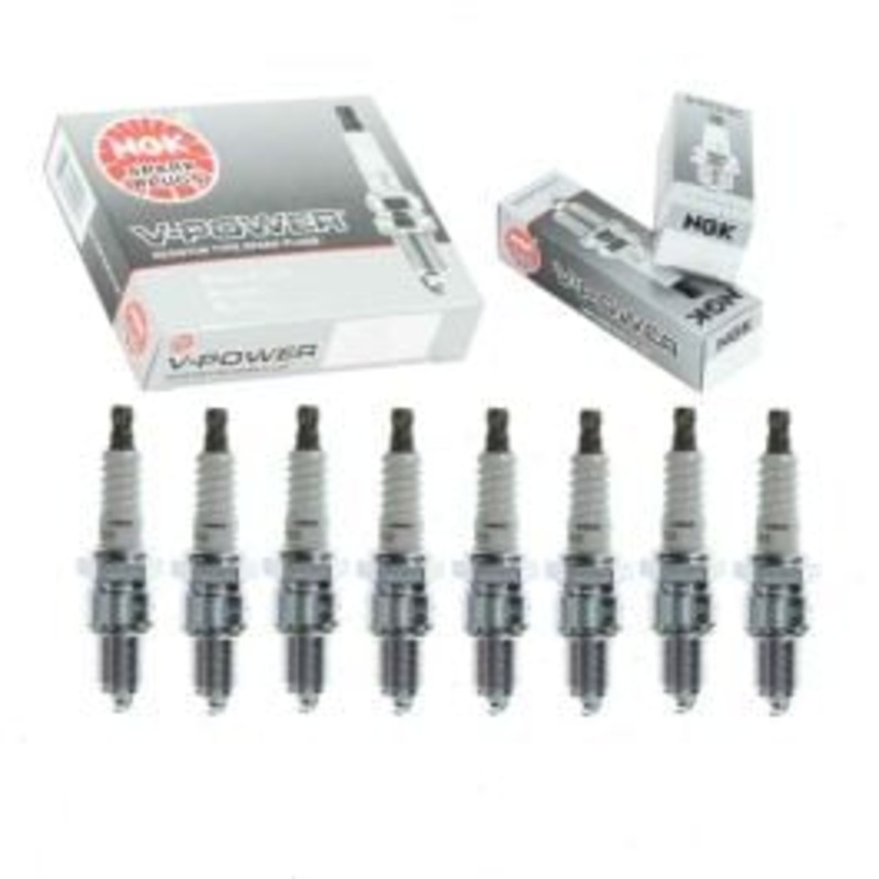 8 pc NGK V-Power Spark Plugs for 1970-1976 Plymouth Duster 5.2L 5.6L 5.9L V8