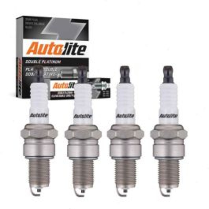 4 pc Autolite Double Platinum Spark Plug for 1959-1966 Land Rover Land Rover