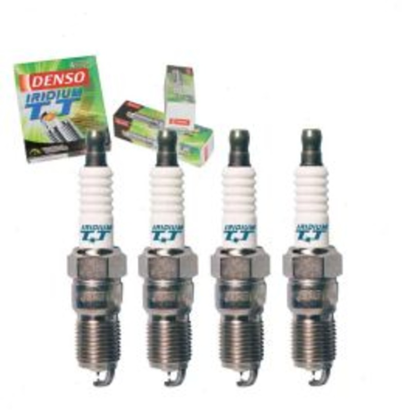 4 pc DENSO Iridium TT Spark Plugs for 1982-1987 Mercury Lynx 1.6L 1.9L L4
