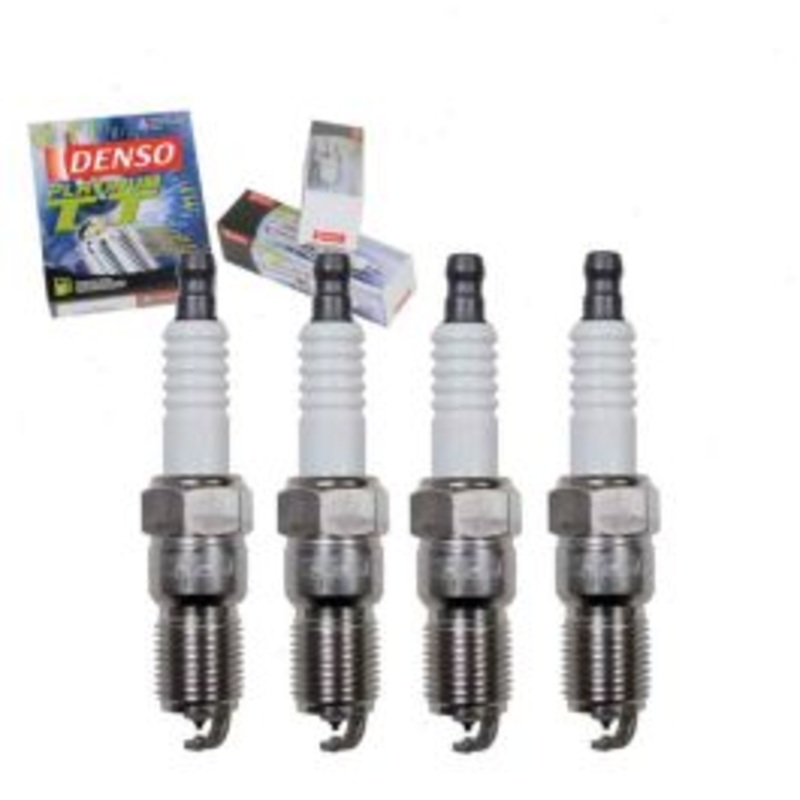 4 pc DENSO Platinum TT Spark Plugs for 1975-1976 Chevrolet Vega 2.0L L4