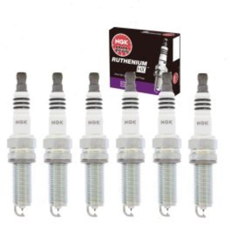 6 pc NGK Ruthenium HX Spark Plugs for 2014-2019 Acura RLX 3.5L V6