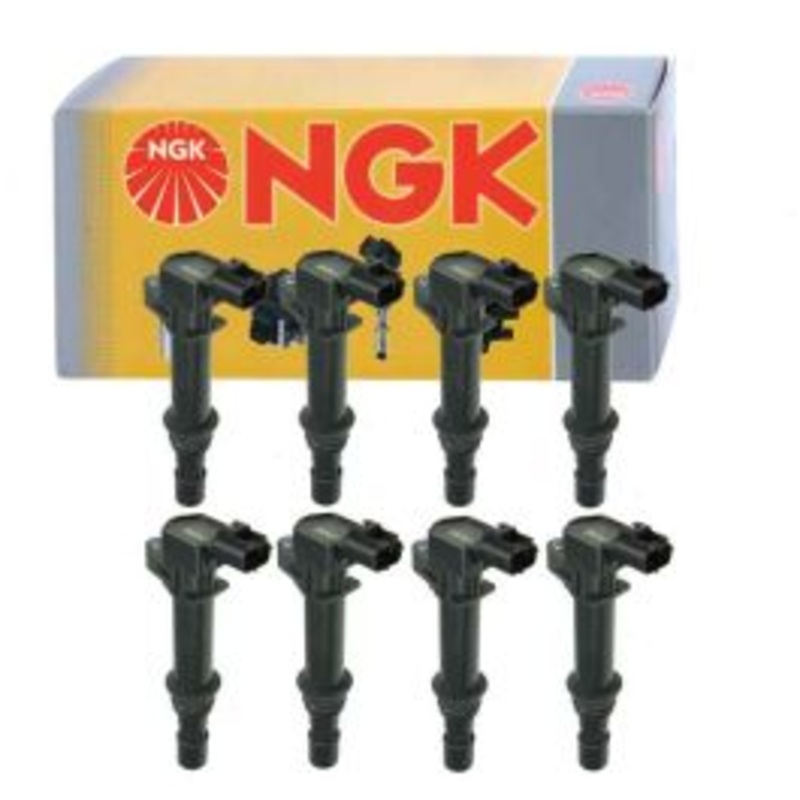 8 pc NGK Ignition Coils for 2000-2007 Dodge Dakota 4.7L V8