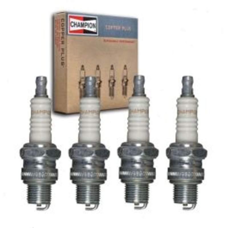 4 pc Champion Copper Plus Spark Plugs for 1960-1962 Abarth 850 0.8L L4