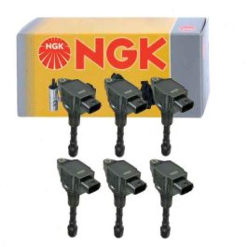 6 pc NGK Ignition Coils for 2014-2015 Infiniti Q60 3.7L V6