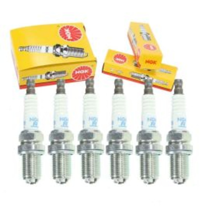 6 pc NGK Standard Spark Plugs for 1992-2005 BMW 320i 2.0L 2.2L L6