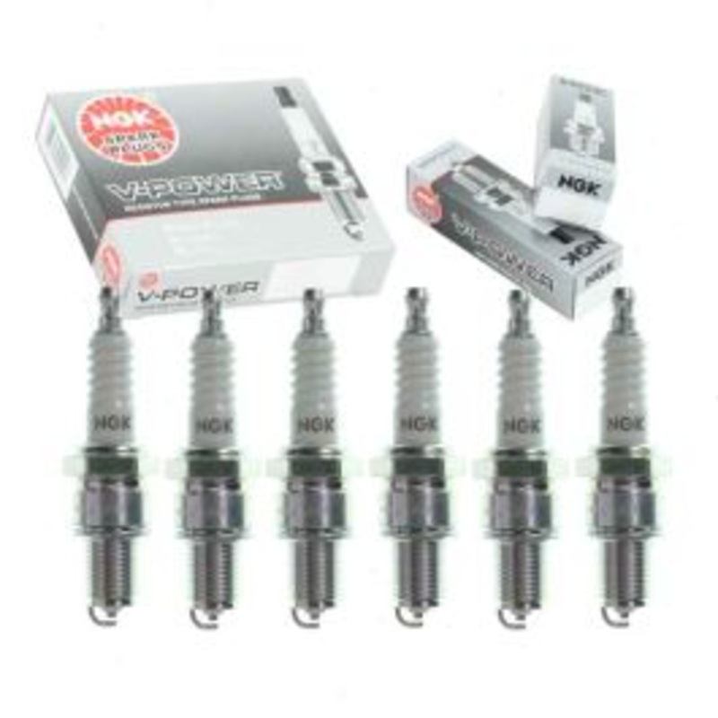 6 pc NGK V-Power 3432 BPR4EY Spark Plugs