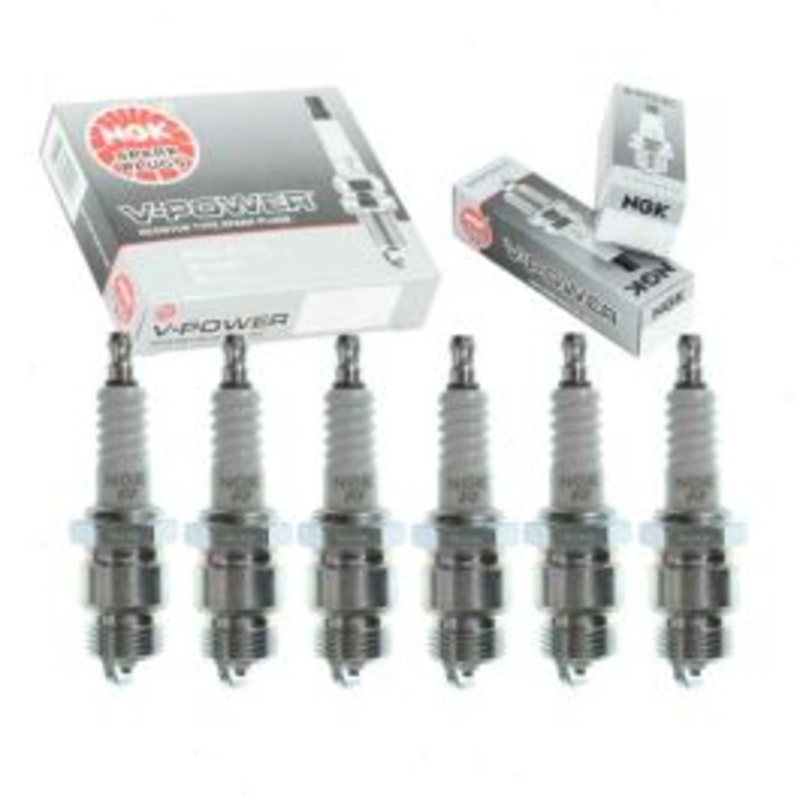 6 pc NGK V-Power Spark Plugs for 1968-1974 Ford Torino 3.3L 4.1L L6