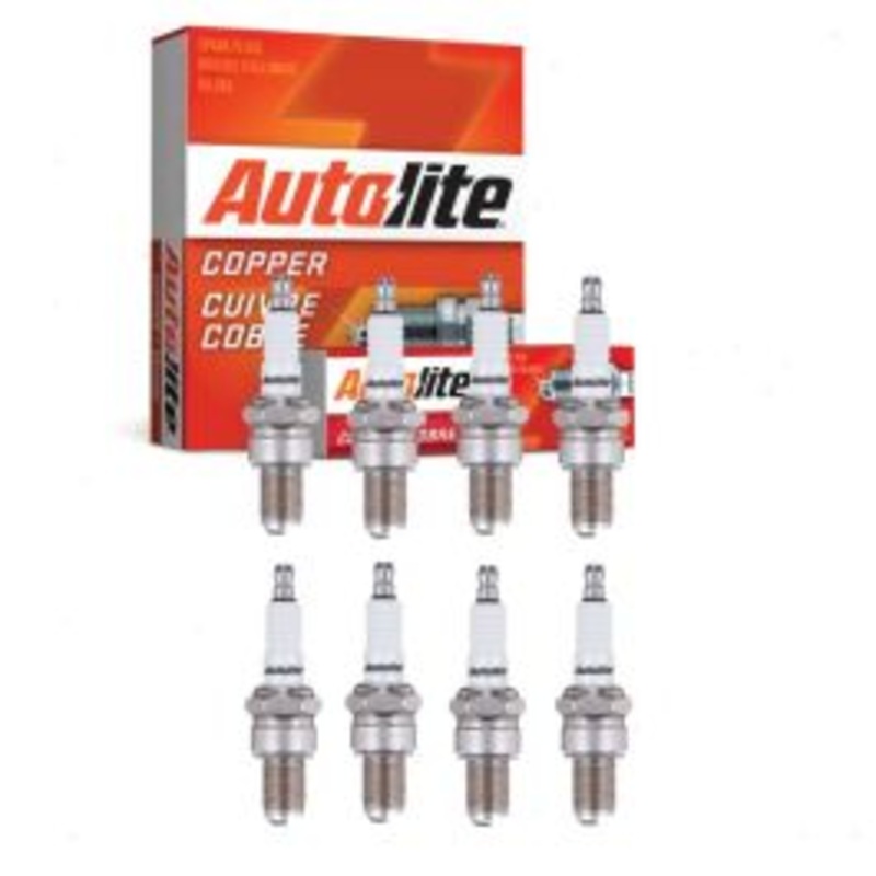 8 pc Autolite Copper Core Spark Plugs for 1954 Fargo FC1C Pickup 4.0L V8