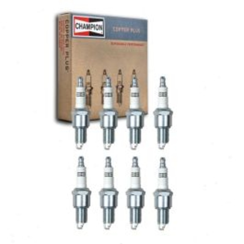 8 pc Champion Copper Plus Spark Plugs for 1968-1974 Cadillac Calais 7.7L V8