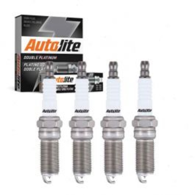 4 pc Autolite Double Platinum Spark Plug for 2017 Jaguar XE 2.0L L4