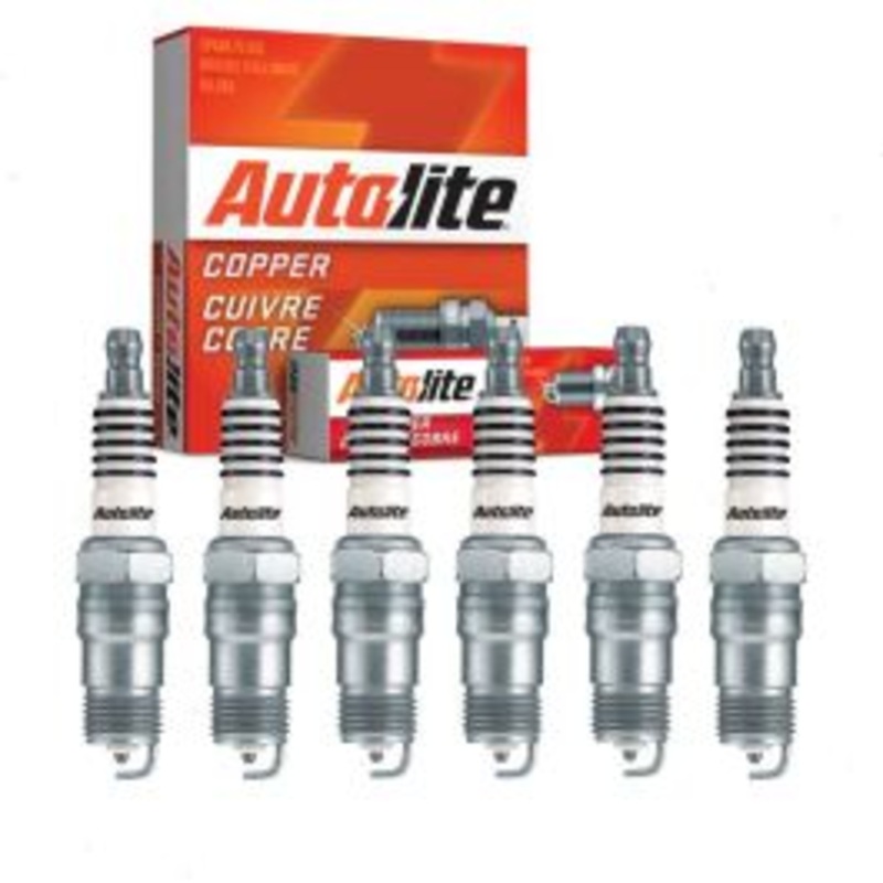 6 pc Autolite Copper Core Spark Plugs for 1984-1990 Ford Bronco II 2.8L 2.9L V6