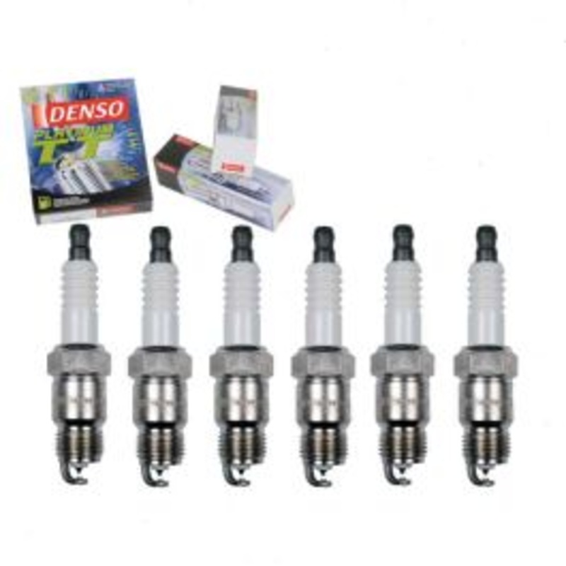 6 pc DENSO Platinum TT Spark Plugs for 1970-1973 Chevrolet Bel Air 4.1L L6