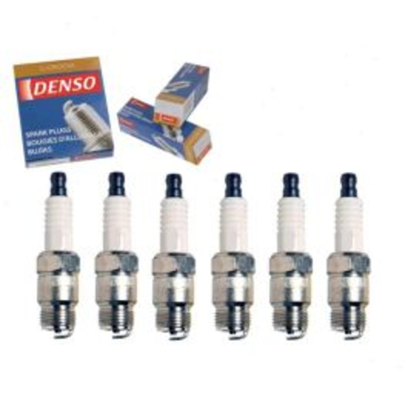 6 pc DENSO Standard U-Groove Spark Plugs for 1975-1978 GMC K25 Suburban 4.8L L6