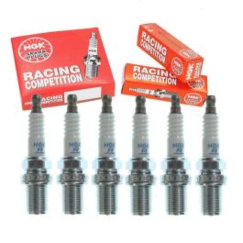 6 pc NGK Racing 4586 R6601-11 Spark Plugs